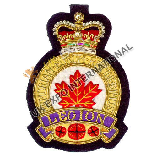 Royal Canadian Legion Embroidered Blazer Badge