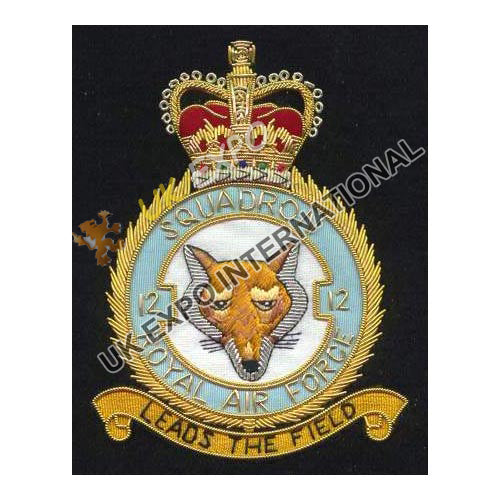 No. 12 Squadron Royal Air Force Embroidered Patch