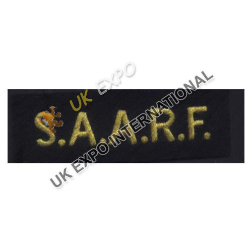 SAARF Special Allied Airborne Reconnaissance Force Handmade Gold Wire Shoulder Patch