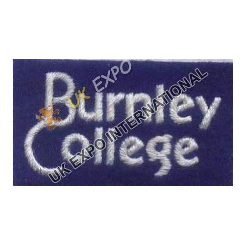 Burnley College Hand Embroidered Logo Patch