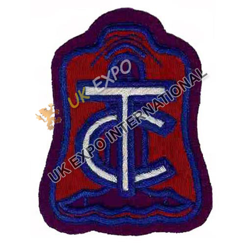 U.S. Typhus Commission WWII Machine Embroidered Patch