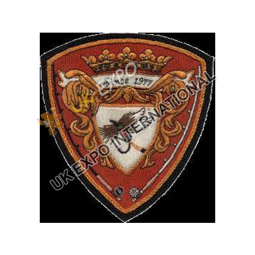 Embroidered Shield Patch Crown Since 1977 Bird Emblem Heraldic Uniform Badge