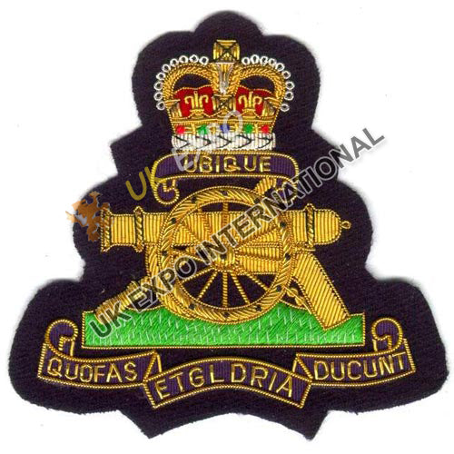 Royal Artillery Queen’s Crown Blazer Badge