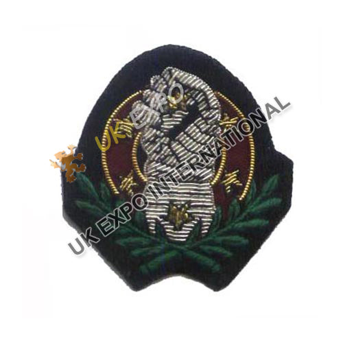 Armoured Corps Military Hand Embroidered Badge