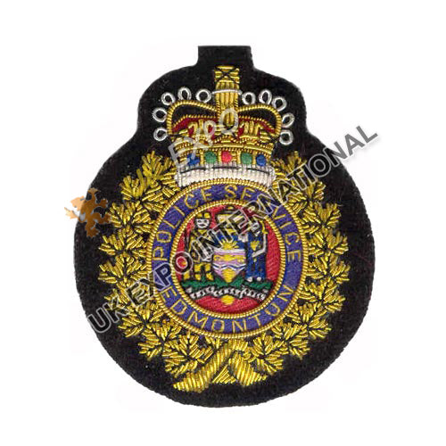 Hand Embroidered Edmonton Police Service Blazer Badge