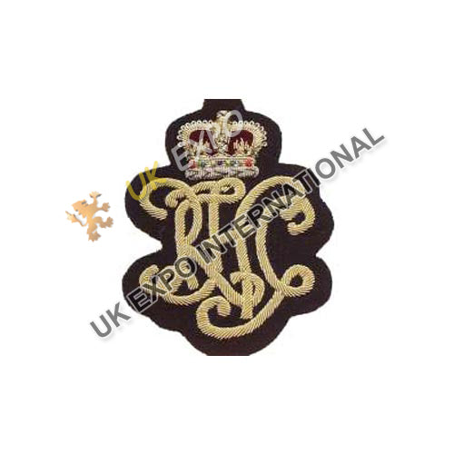 Hand-Embroidered Bullion Wire Blazer Badge