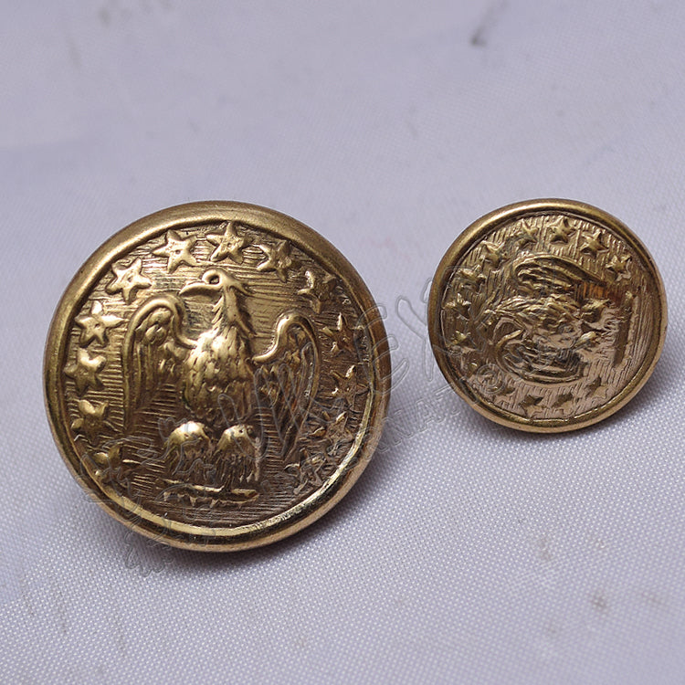 Eagle & Stars Brass Buttons