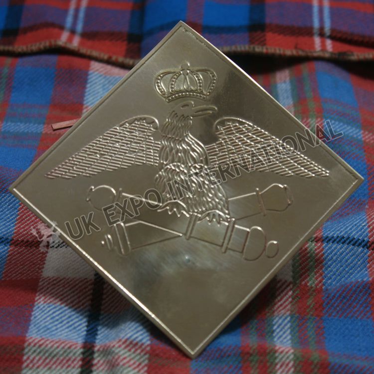 French 1806 Pattern Diamond Shako Plate