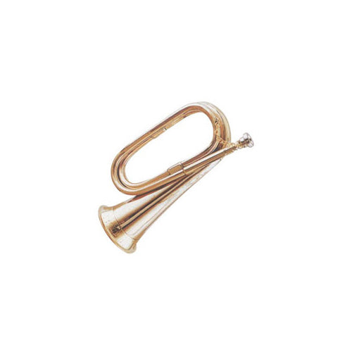 Round Shape Brass Finish Horns