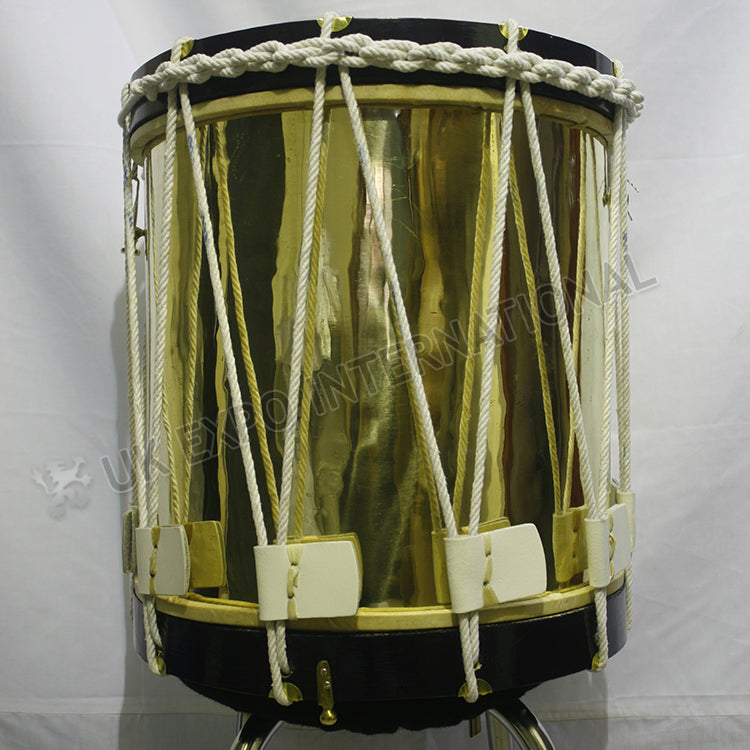 Brass Polish Dark Brown Rim Drum