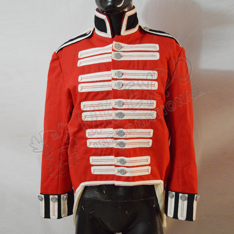 Red British Napoleonic Officer Coat Jacket