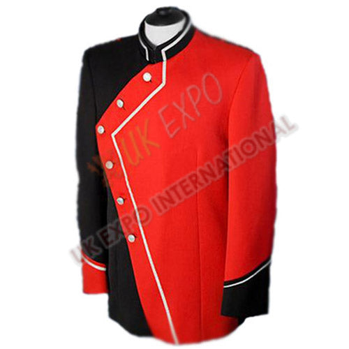 Custom British Red & Black Tunic