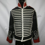 British Vintage Hussar Drummer Black Jacket