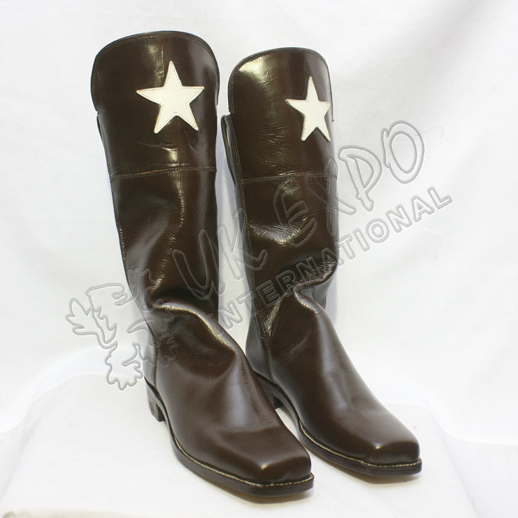 Start Brown Horse Riding Civil War Boot