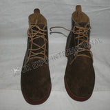 Civil War Brown Leather Brogans Shoes