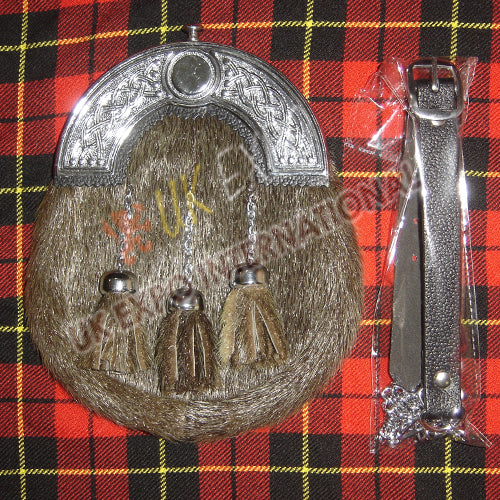 Brown Seal Skin Full Dress Sporran