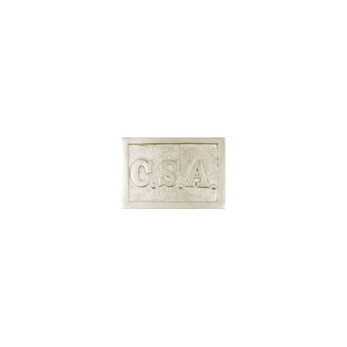 Standard CSA Rectangular Solid Brass Belt Buckle