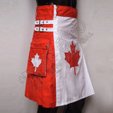 Canadian Maple Flag Hybrid Utility Kilt