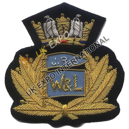 WL Officers Gold Bullion Cap Badge