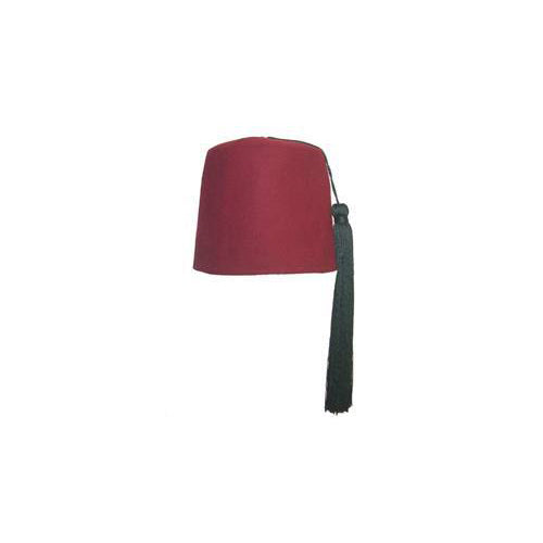 Traditional Maroon Fez Black Tassel