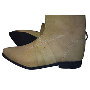 Generic Beige Suede Ankle Ladies Boots