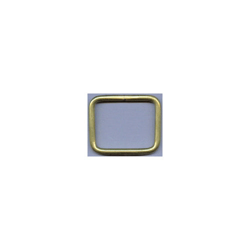 Cavalry Brass Rectangle Buckle Ring