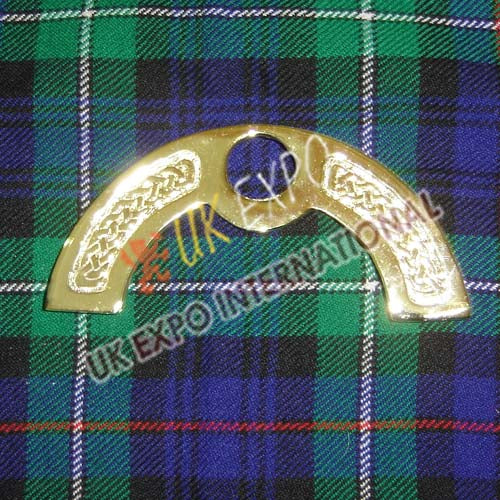 Celtic Gold Sporran Cantle