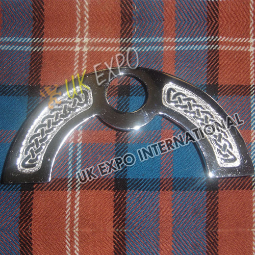 Celtic Embossed Antique Sporran Cantle