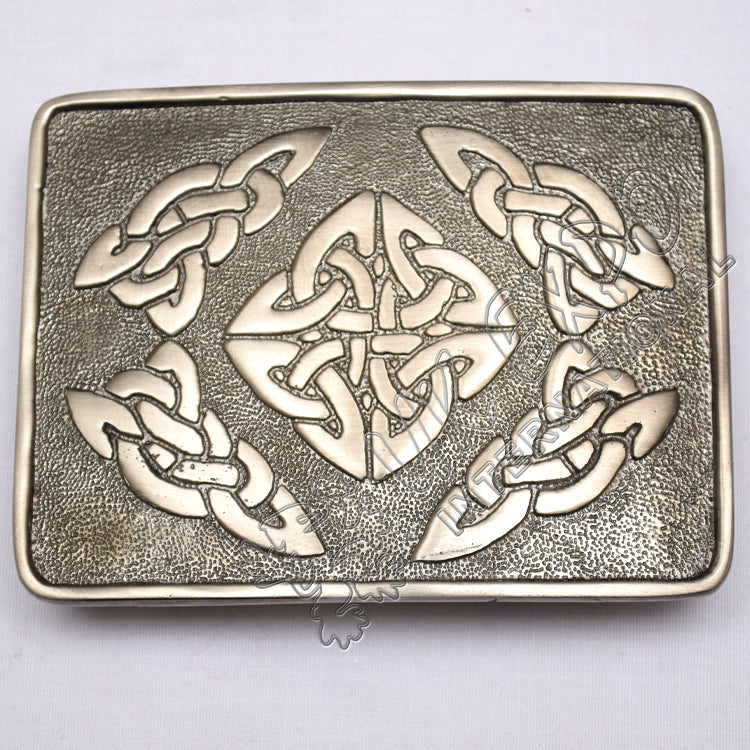 Celtic Design Shiny Antique Buckle