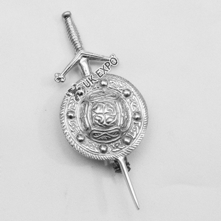 Fine Mirror Finished Celtic Kilt Pin