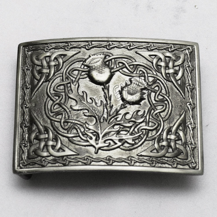 Celtic Scottish Flower Black Antique