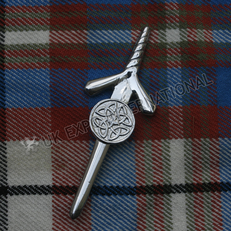 Celtic Shield Kilt Pin
