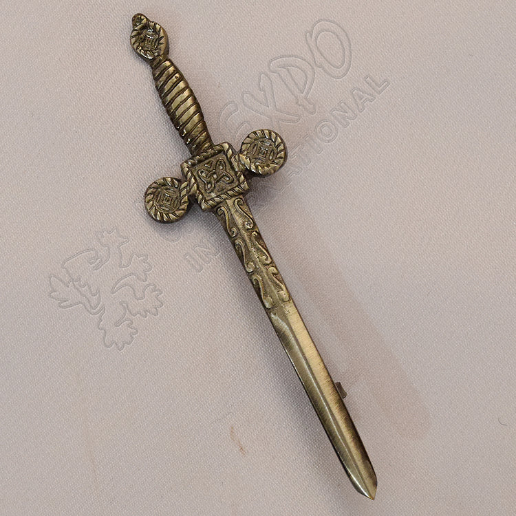 Celtic Sign Scottish Sword kilt Pin