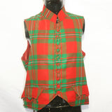 18th Century Check Fabric Vest