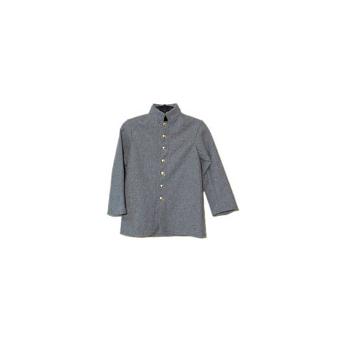 Kids Civil War Grey Confederate Sack Coat