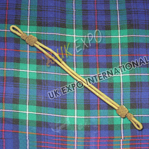 WW2 German Officer Visor Cap Gold Bullion Chin Cord