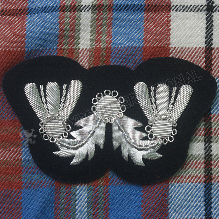Civil War Silver Bullion Badge