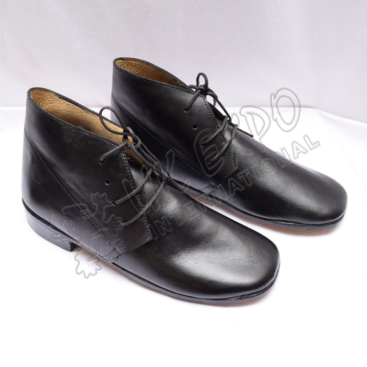 Jefferson Brogans Civil War Black Shoes