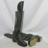 Civil War Knee Flap Leather Long Boots