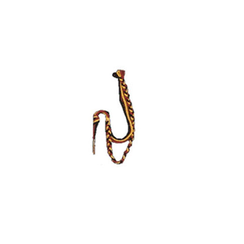 Premium Ceremonial Gold, Black & Red Aiguillettes