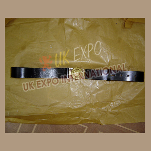 Civil War Two Piece Sword G B Buckle - Black Color Orignal leather Belt