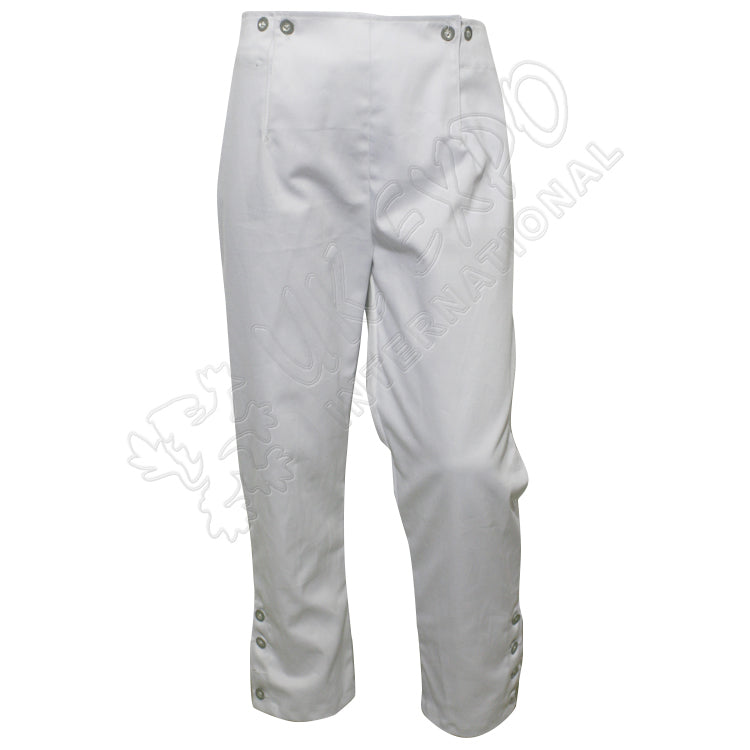 US Civil War CS White Trouser
