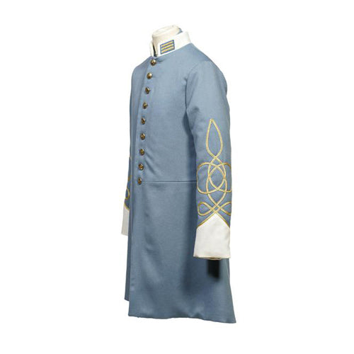 US Civil War Single Breast Sky Blue Frock Coat