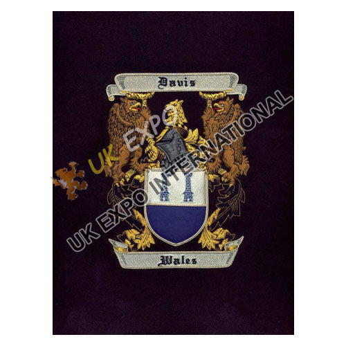 Davis Wales Coat of Arms Embroidered Patch