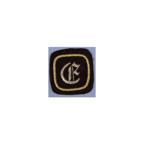 Roman Old English Gothic Letters Embroidery Badge