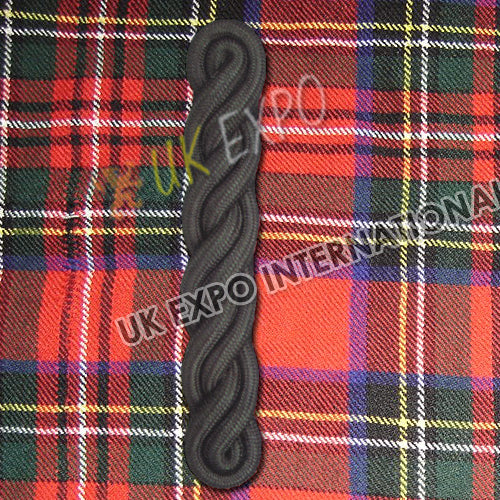 Black Cord Shoulder Epaulette