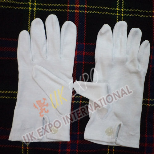 Luxe Cotton White Gloves