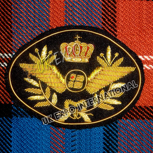 King’s Crown & Wings Bullion Blazer Badge