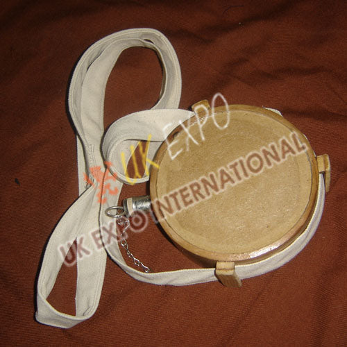Civil War CS Wooden Drum Canteen