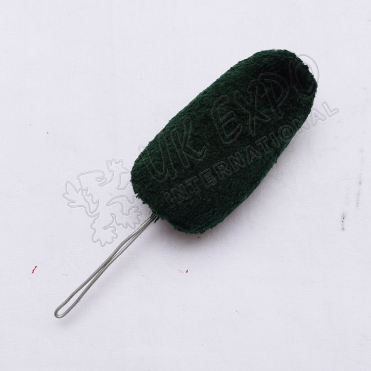 Dark Green Wool Pom Pom Shako Hat Military Plume